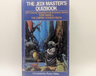 The Jedi Master's Quizbook Star Wars & The Empire Strikes Back 1982 Rusty Miller Del Rey Book