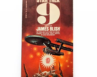 Star Trek 9 James Blish, 1972 Bantam Book, Pathfinder Edition, Science Fiction Paperback