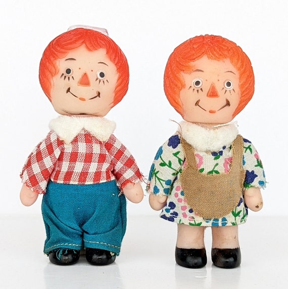 ラガディアン&アンディ　4点セット ラガディ・アンとアンディのプラスチック人形セット（B-MCo. Inc. KTC