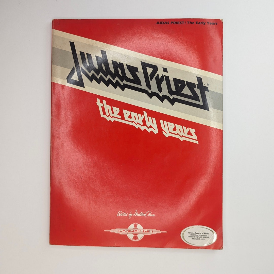 Judas Priest The Early Years Guitar Sheet Music 1983 Cherry Lane judas-priest-the-early-years-guitar-sheet-music-1983-cherry-lane
