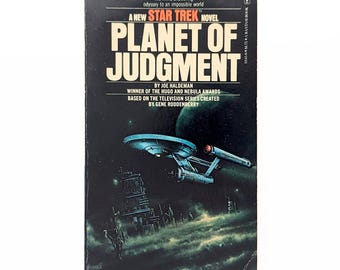 Star Trek Planet of Judgment Novel, Joe Haldeman, First Edition Bantam Book