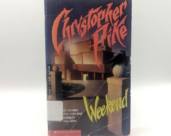 Christopher Pike Weekend 1986 Rare Scholastic Edition First Printing Horror Novel