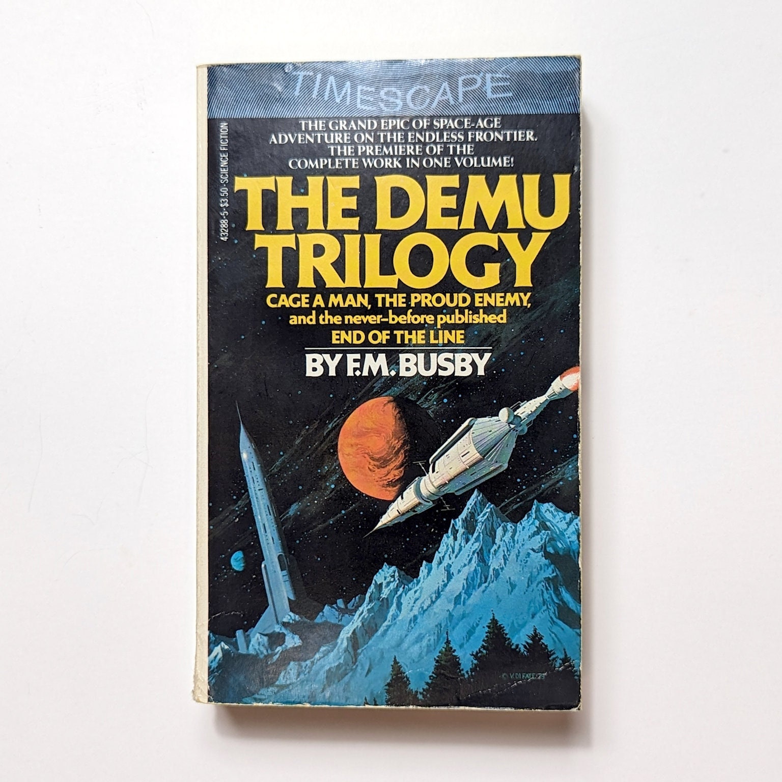 Die Demu-Trilogie, F.M. Busby, Erstdruck, 1980 Taschenbücher Science Fiction, Taschenbuchroman