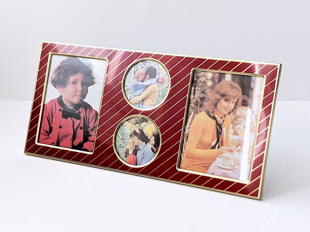 Vintages 1980s Multi-window Collage Metal Frame/ Slim Profile Family ...