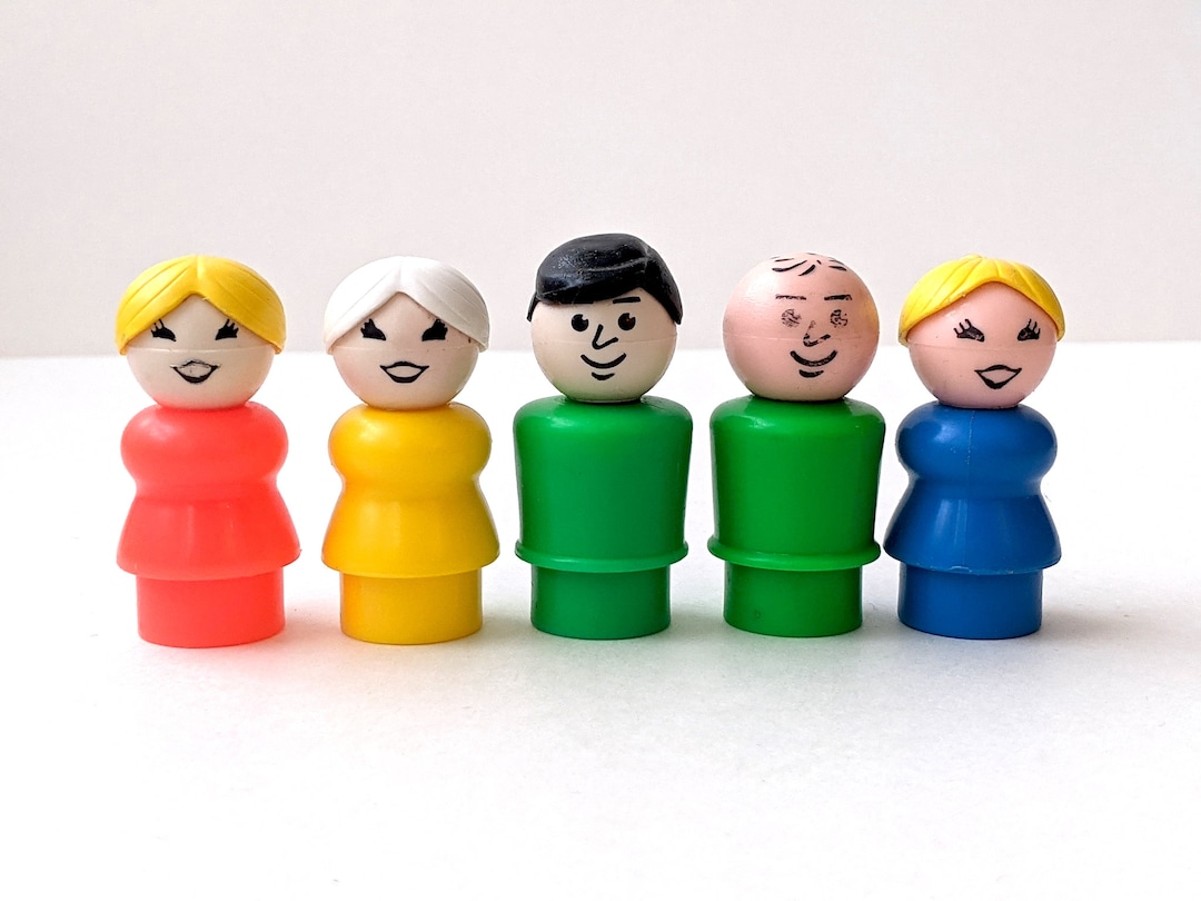 Original Fisher Price Little People You Pic Adultos Figuras Mujer mama abuela hombre hombre calvo papa Etsy Mexico