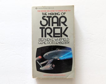 The Making of Star Trek Stephen E. Whitfield and Gene Roddenberry 1972, BTS Photos, Star Trek TOS, Illustrated