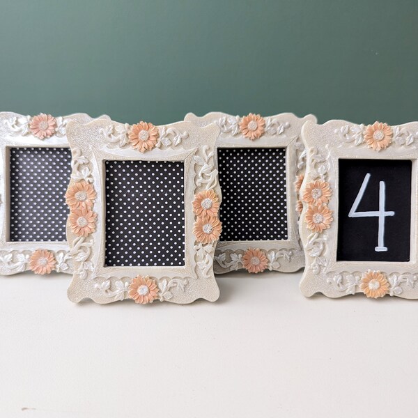 Table Number Frames Etsy UK