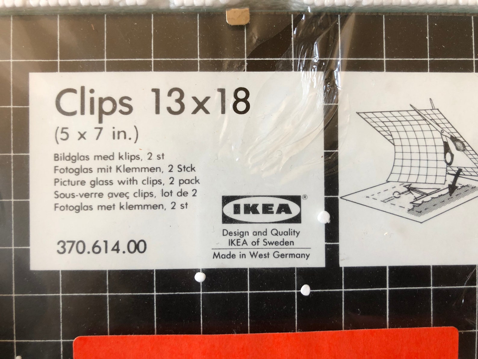 RARE IKEA Picture Frame Minimalist 5x7 Clip Frames 2 Pack Etsy UK