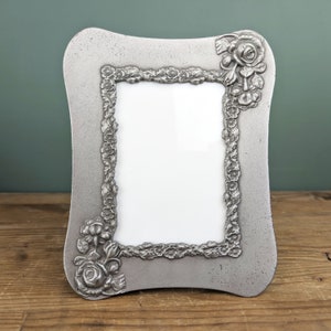 シルバーフォトフレーム  Selangor Pewter Royal Selangor Pewter Picture Frame - Etsy
