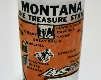 The Treasure State Vintage Souvenir Travel Patch by National Sportswear /& Emblem Montana
