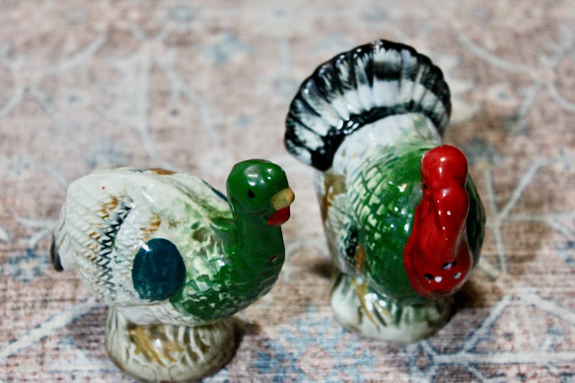 Vintage Ceramic Turkey Salt and Pepper Shakers Made in Japan Etsy