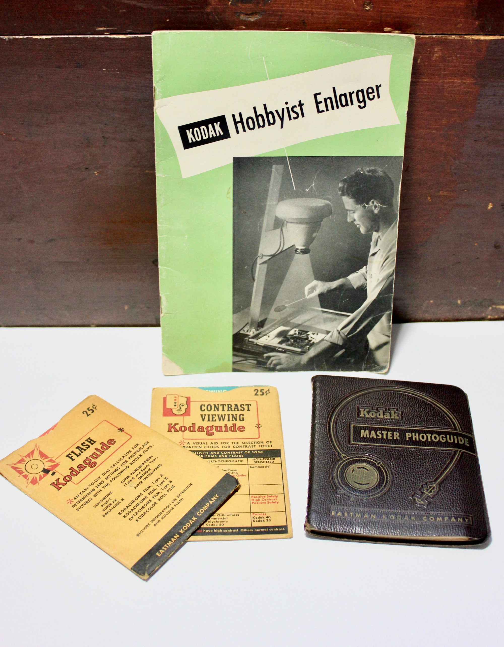 Vintage Kodak Kodachrome Indoor Guide 1950s Photography Eastman Kodak Company NY 