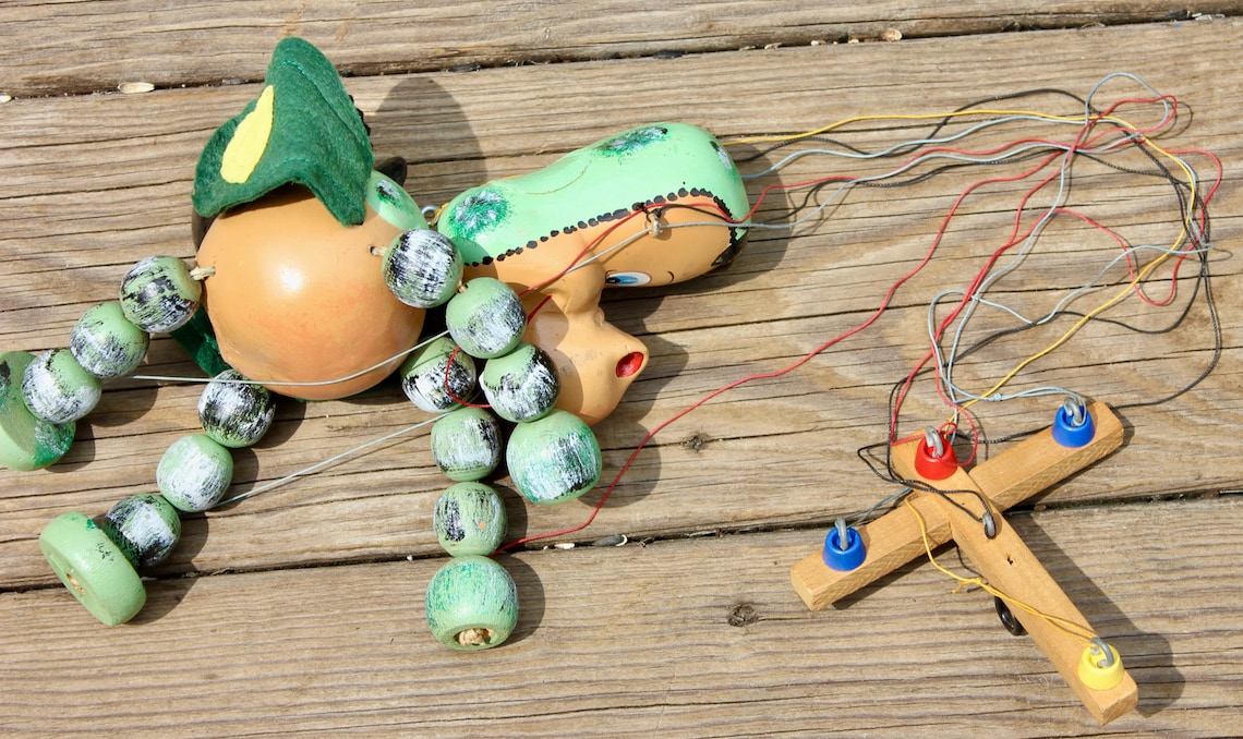 Vintage Pelham Puppet Baby Dragon Made in England Etsy