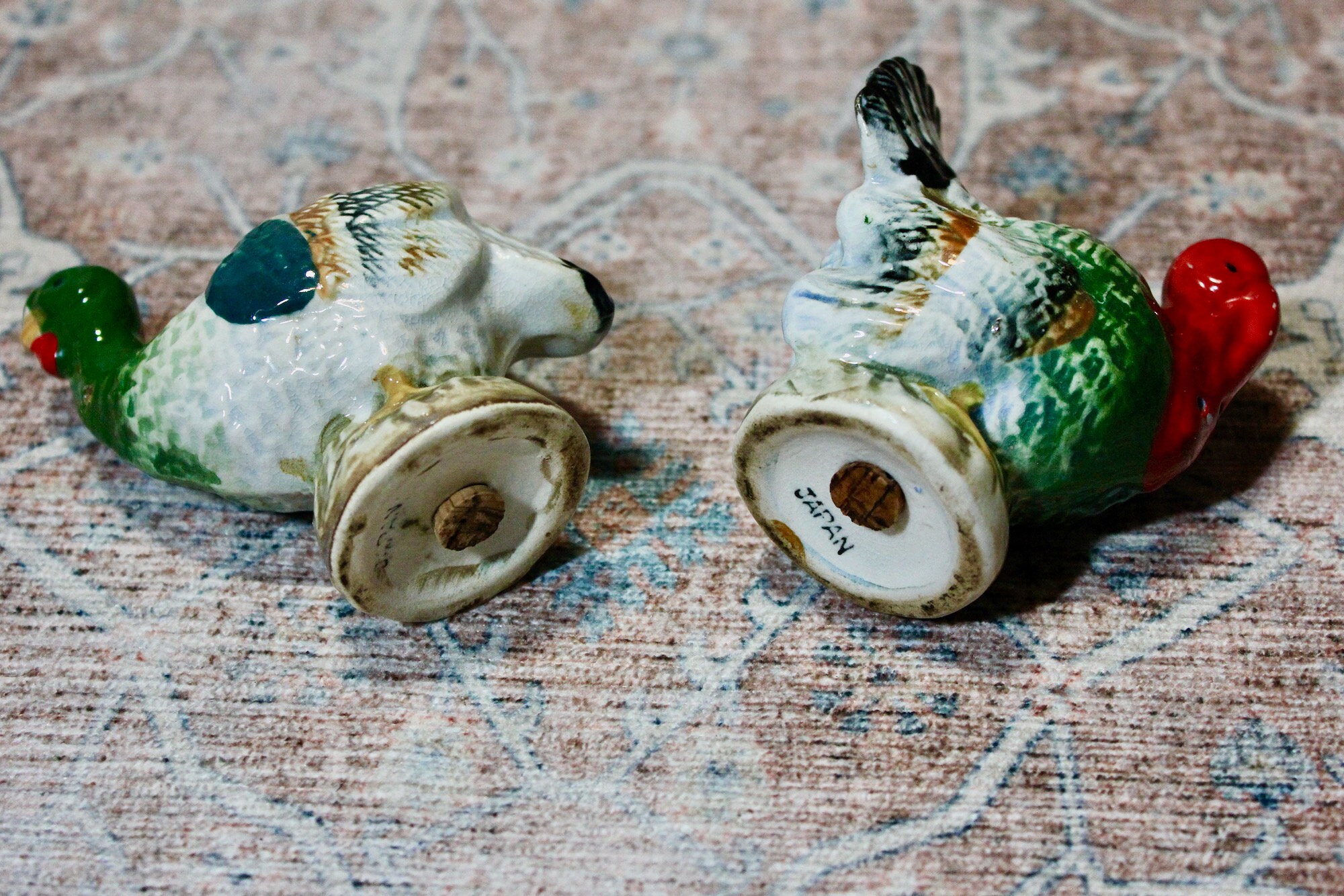Vintage Ceramic Turkey Salt and Pepper Shakers Made in Japan Etsy