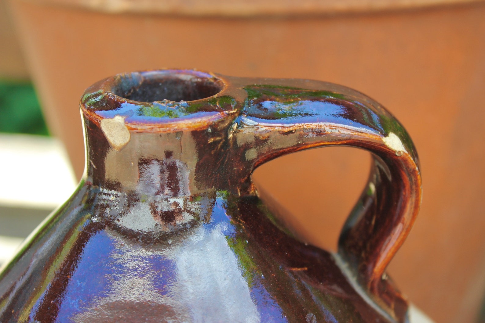 Antique 2Toned Stoneware Jug Molasses Jug Moonshiners Jug Etsy