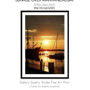 Sunrise on the Mantanzas River in St Augustine, Florida, Ships and Boats Wall Art, Sunset print, Florida art, St Augustine, Mantanzas River