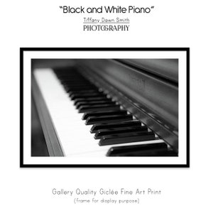Piano Photo, Piano Print, Piano Picture, Piano photography, Black and White, BW Piano, Musician Print, Music gift, Piano Teacher, 77 keys