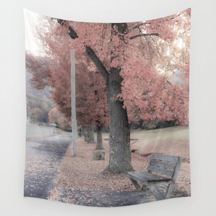 Pink Tapestry Pink Wall Hanging Dreamy Tapestry Surreal Etsy