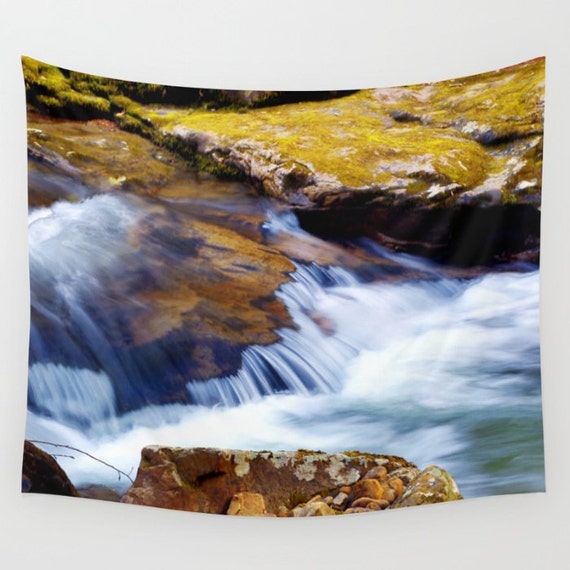 Stream Tapestry Creek Tapestry River Tapestry Water  Etsy