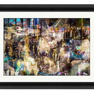 The Horse Race Limited Edition Print, Giclee Fine Art Print, multiple exposure, Canvas gallery Wrap, metal print, art collector, carnival
