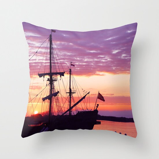 Ship Pillow Boat Pillow Nautical Pillow Ocean Pillow Naval Etsy
