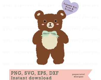 Teddy Bear Png, Bear Svg, Bear Svg File, Bear Svg or Png, Baby Bear Svg, Baby Bear Png, Teddy Bear Clipart, Teddy Bear Graphics, Teddy Bear