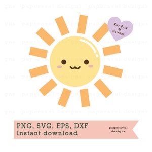 Cute Sun Svg, Sunny Beach Clipart, Cute Sun Png, Summer Images Png, Sunny Beach Png, Happy Sun, Sun Svg File, Sun Png, Summer Designs, Png