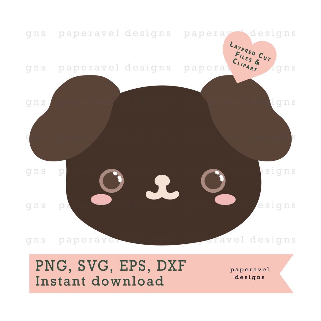 Cute Dog SVG PNG DXF, Cute Dog Clipart, Cute Dog Files for Cricut, Cut ...