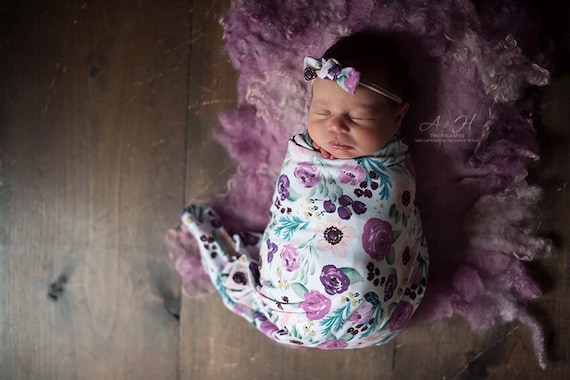 purple swaddle