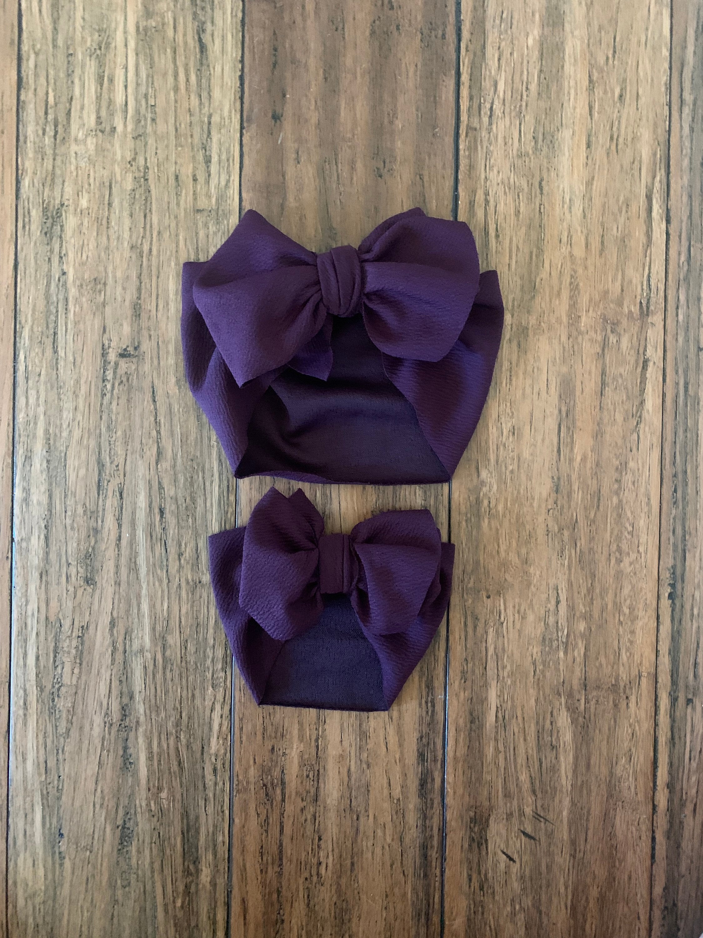Dark Purple Vintage Inspired Rhinestone Bow Headband Amazon.com : Uintoon Purple Headband Rhinestone Embellished  main image 2