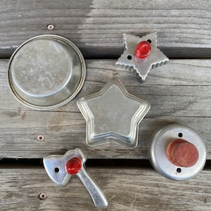 Aluminum cookie cutter lot