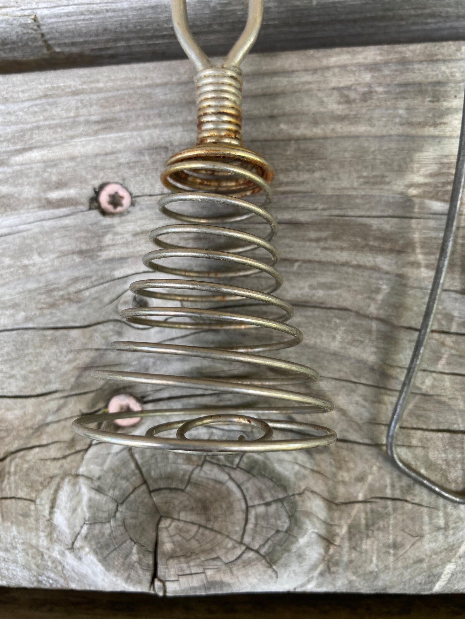 Vintage Egg Separator and Spring Coil Whisk Etsy