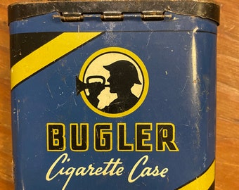vintage bugler cigarette case Vintage Bugler Cigarette Case