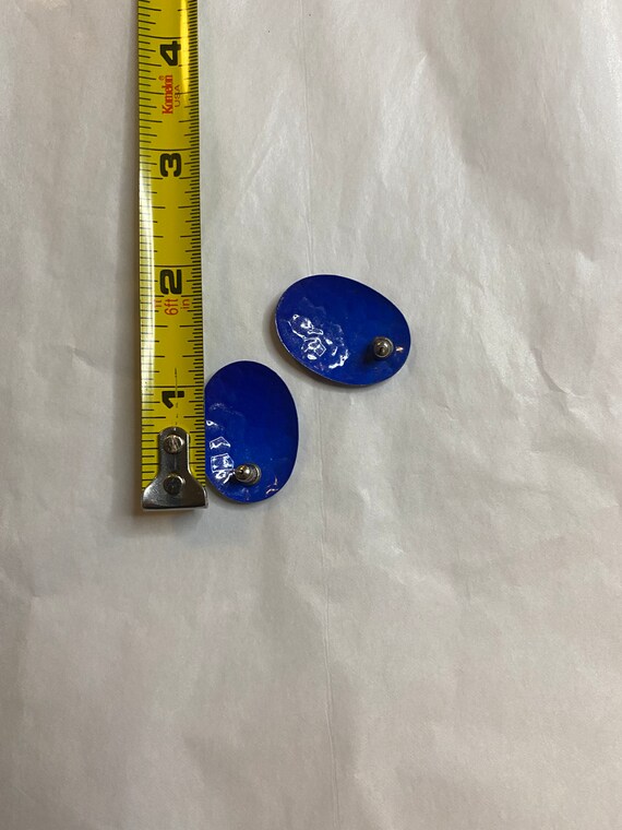 Purple Tortoiseshell Earrings - image 3