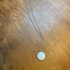 Necklace with circular Locket