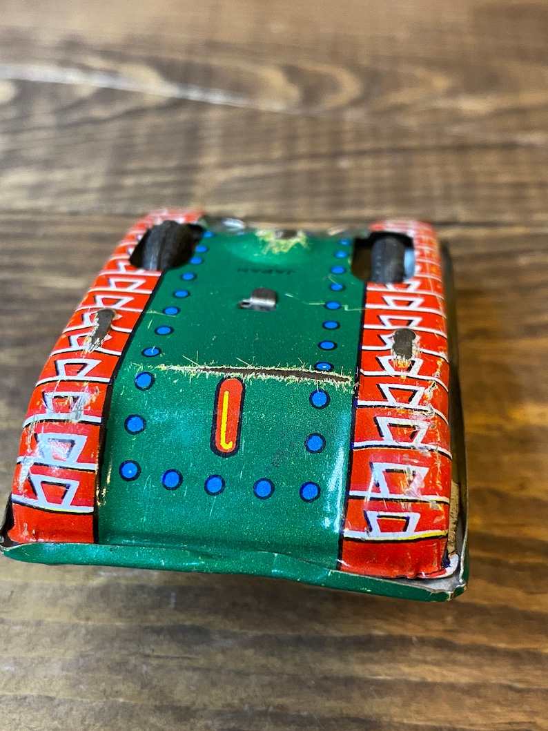 Small Japanese Tank Tin Toy image 2