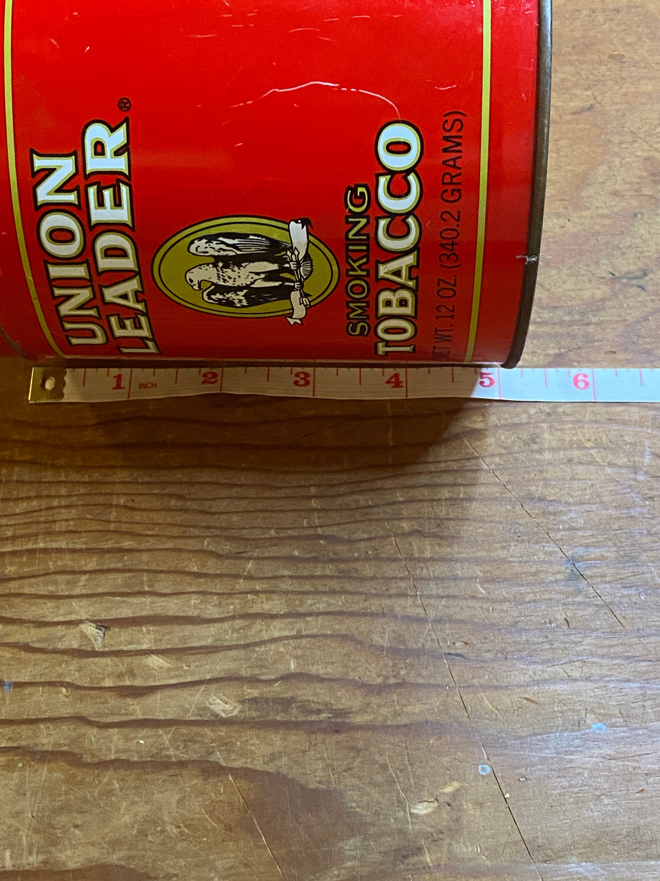 union leader tobacco tin Union Leader Tobacco Tin