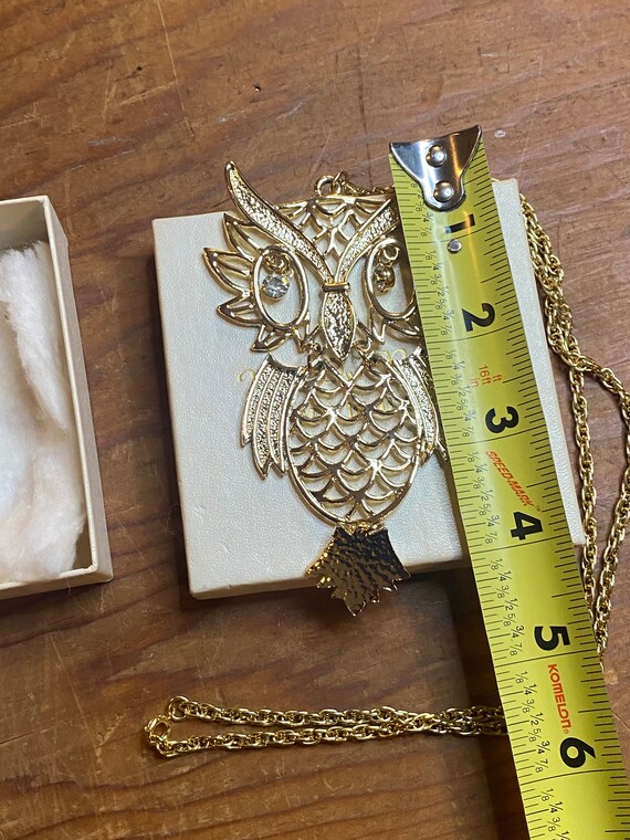 Wise old Owl Pendant in Box - image 6