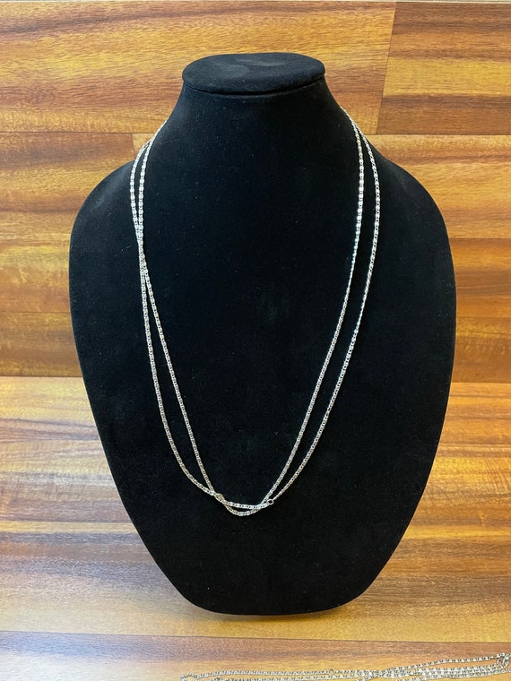Silver Chain Necklace Set - Layered Necklaces