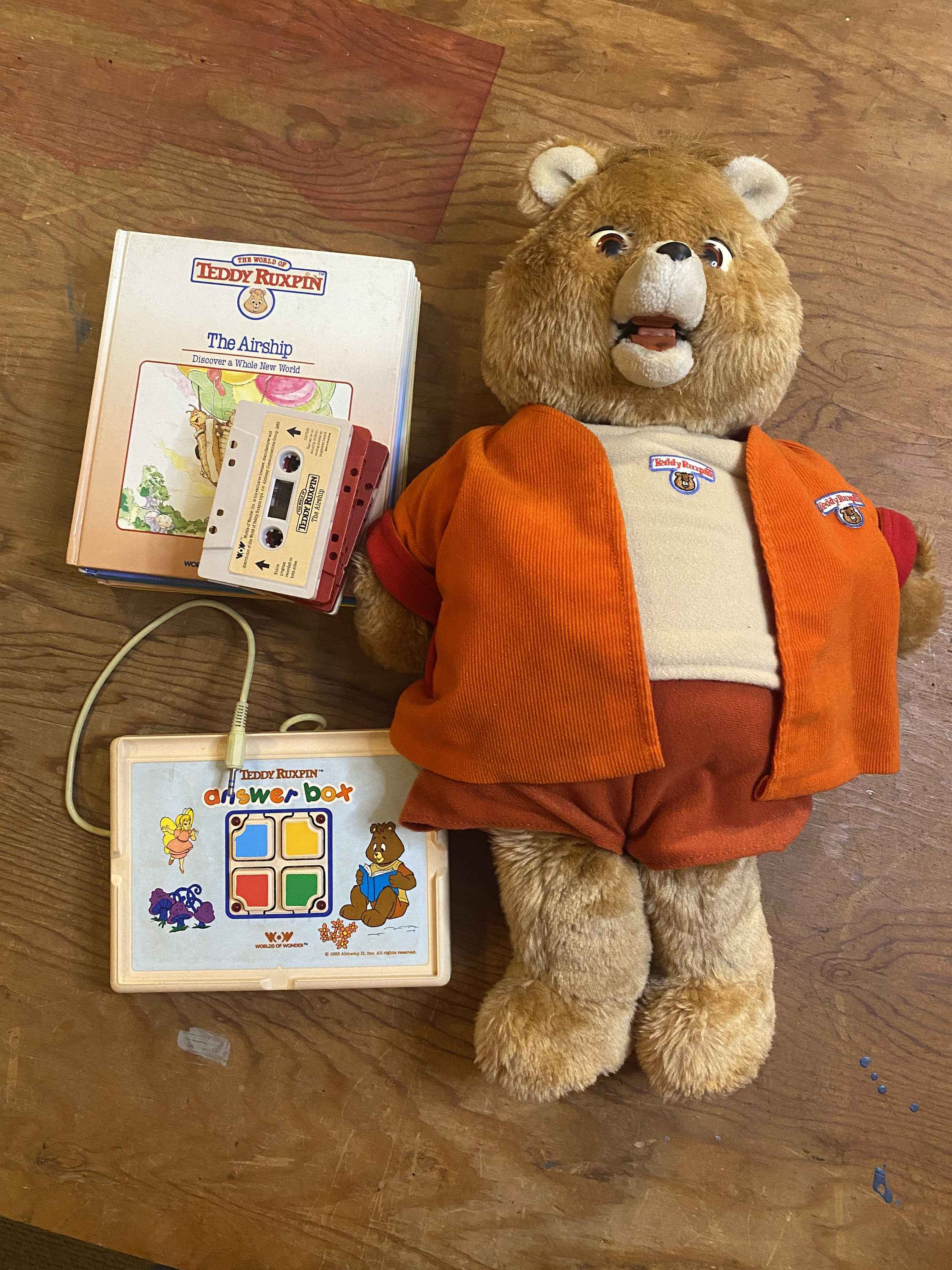 Teddy Ruxpin Paint by Number Christmas Ornaments New in Original Package 1985 
