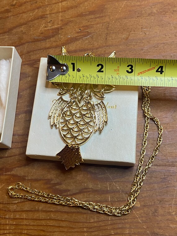 Wise old Owl Pendant in Box - image 5