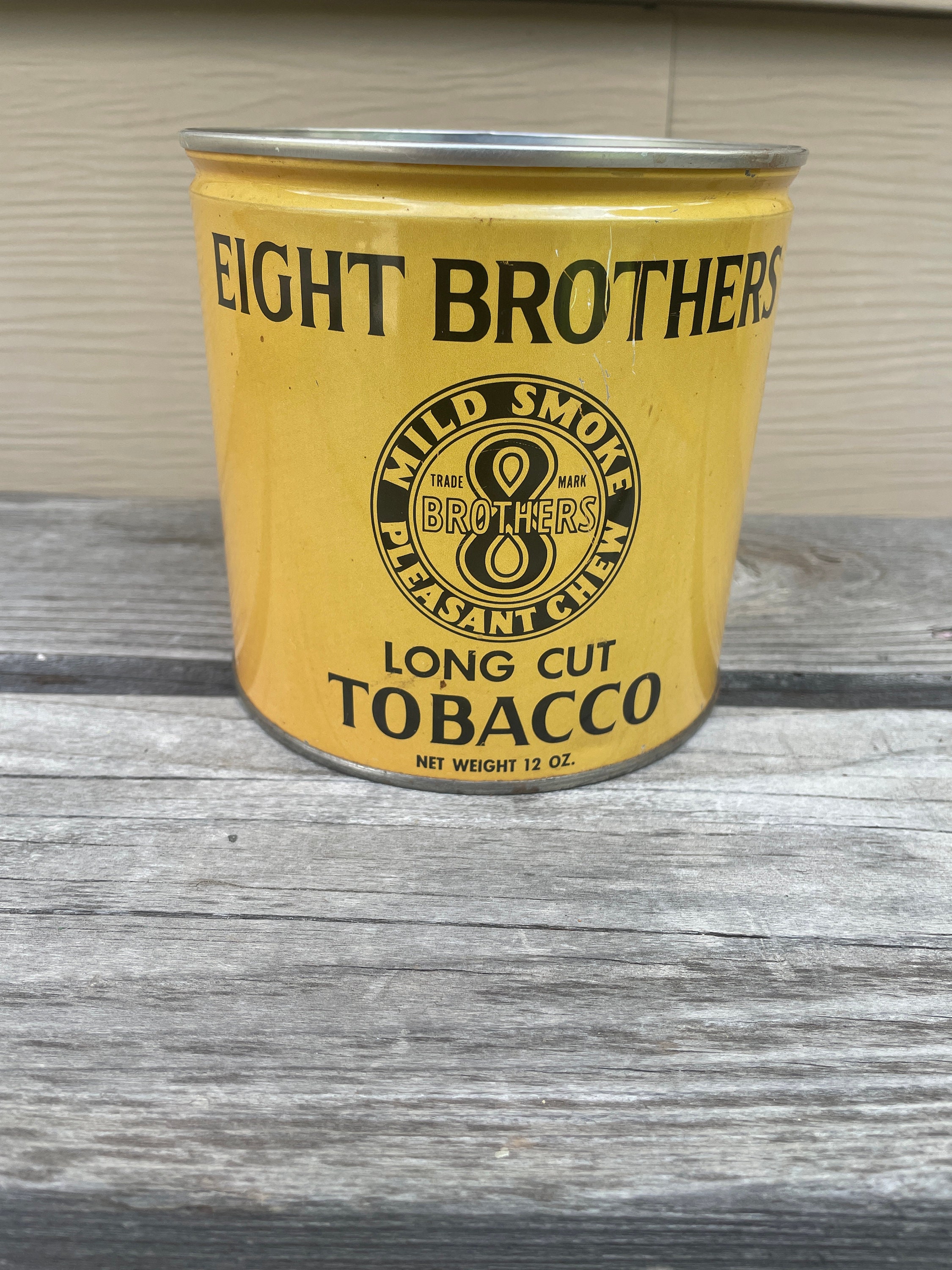 Eight Brothers Tobacco Can