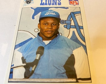 Barry Sanders Rookie Cards Oscar Meyer Detroit lions nfl rookie running back rusher football sports