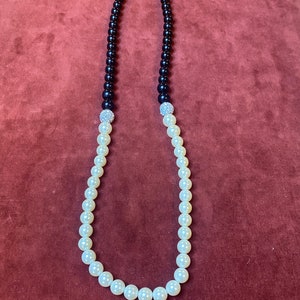 Black and White beaded Ann Taylor Necklace
