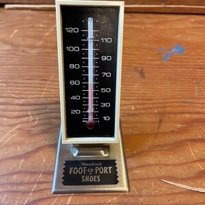 Vintage Office Desk Thermometer