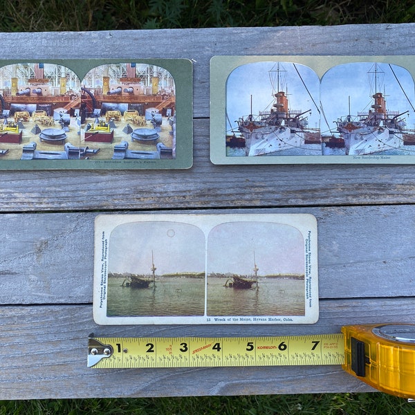 3 assorted Stereoviewer slides in color!