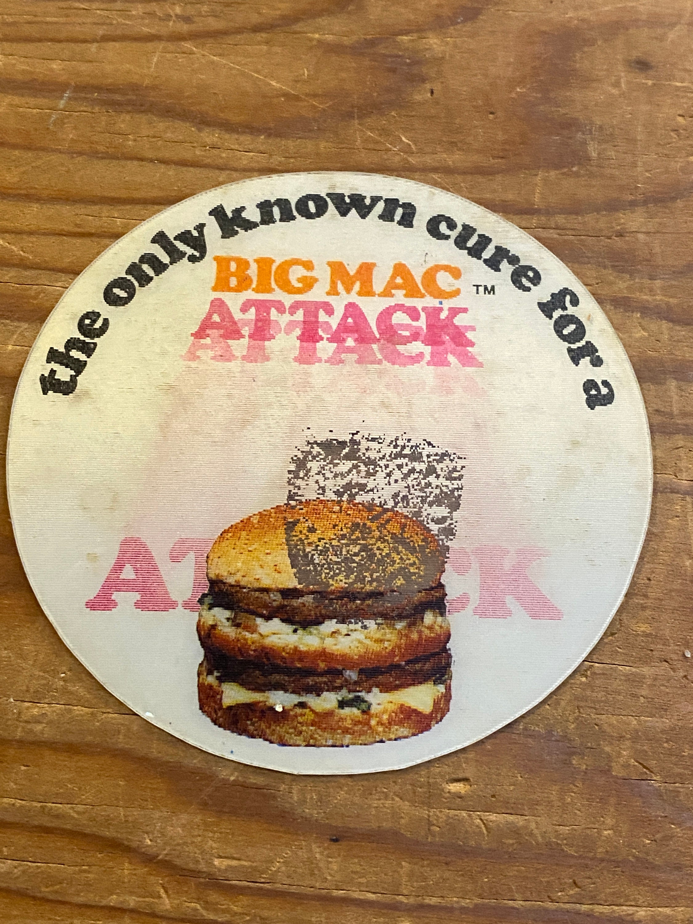 Mcdonalds Big Mac Attack Holographic Decal - Etsy