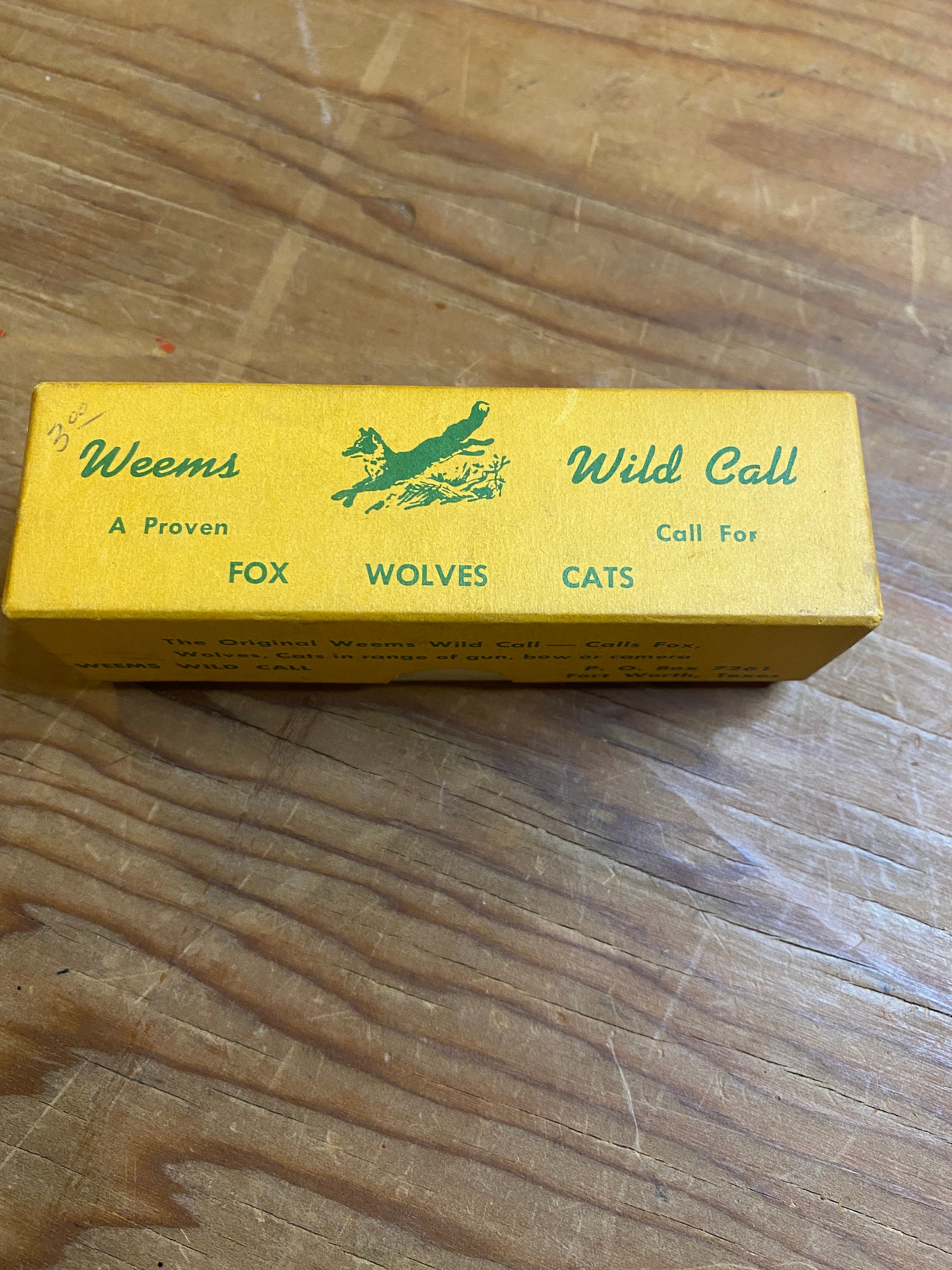 Animal Call Hunting Weems Wild Call in Box Trail Hawks Coyotes Etsy