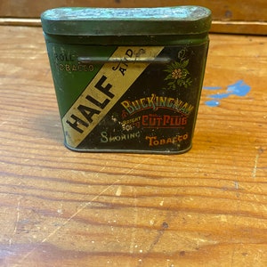 Half and half short tobacco can