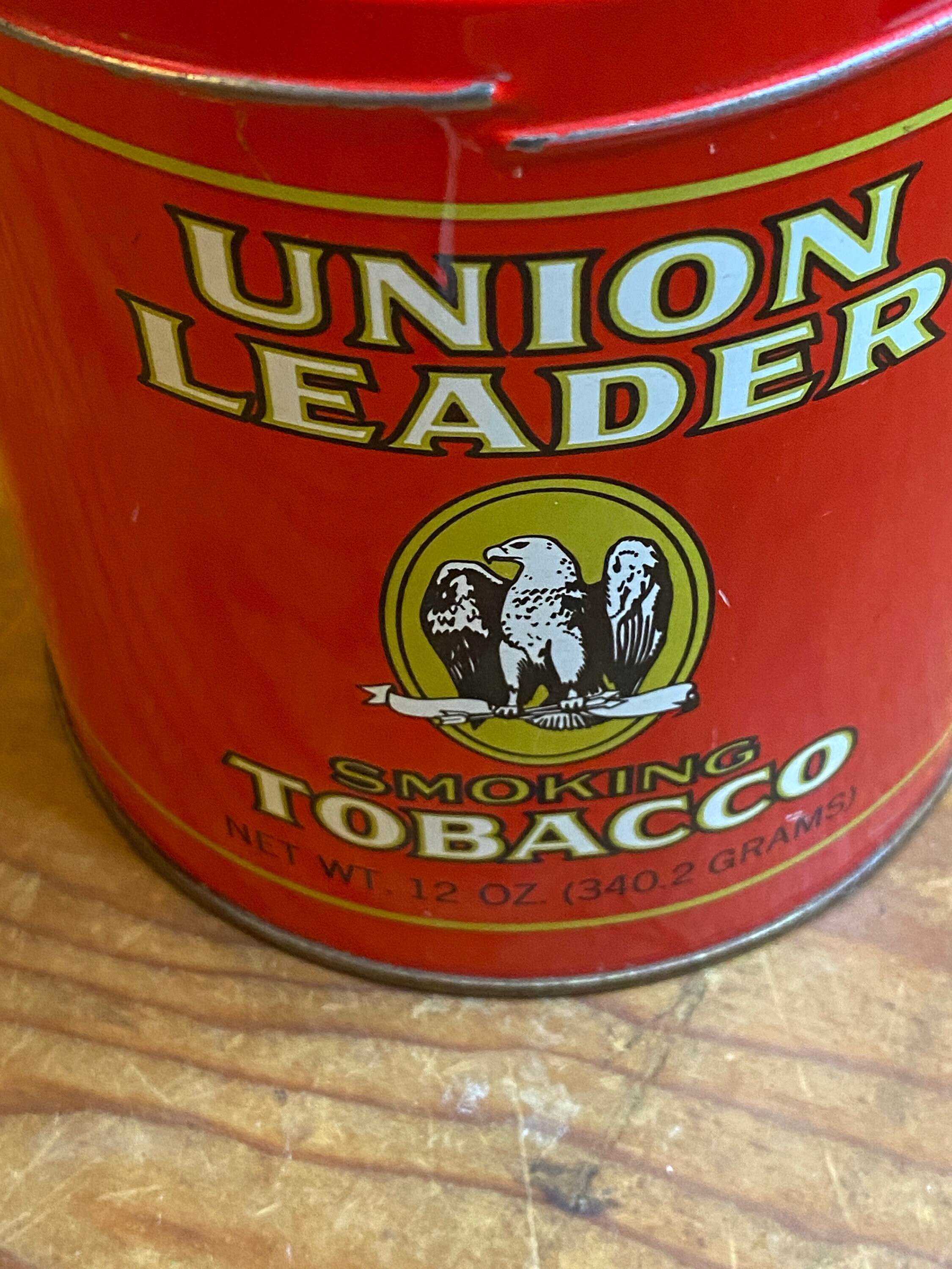 Union Leader Tobacco Tin